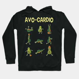 Avo Cardio Avocado Fitness Gift Hoodie